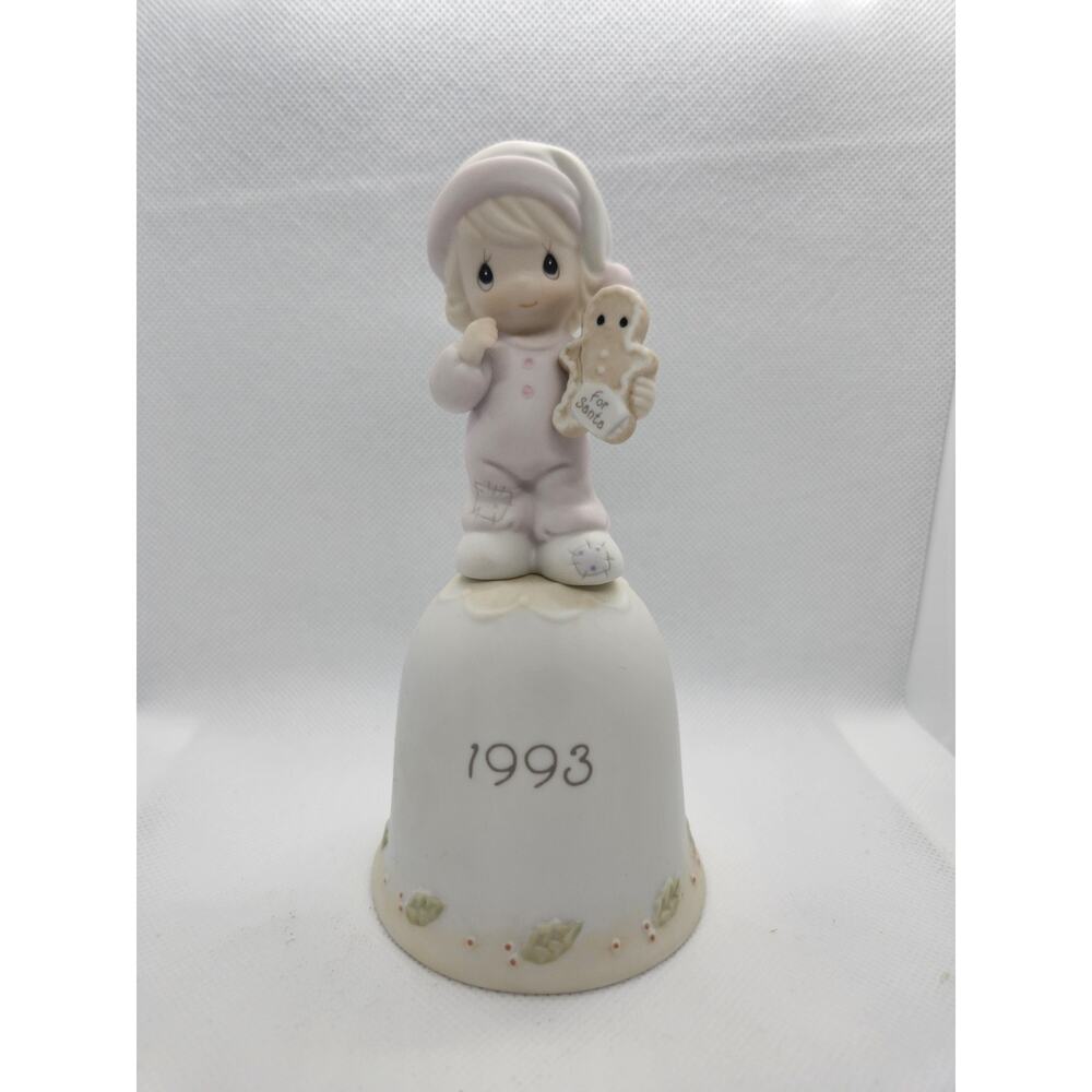 Precious Mmoments Bell - Wishing You The Sweetest Christmas - #530174 Dated 1993